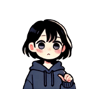 おっとり彼と彼女のスタンプ（個別スタンプ：12）