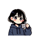 おっとり彼と彼女のスタンプ（個別スタンプ：16）