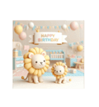 [Happy Birthday 専用]イエロー系（個別スタンプ：1）