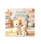 [Happy Birthday 専用]イエロー系（個別スタンプ：7）