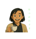 ハリキリ mama ごあいさつ（個別スタンプ：13）