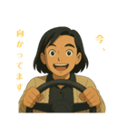 ハリキリ mama ごあいさつ（個別スタンプ：16）