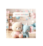 [Happy Birthday 専用]ピンク系（個別スタンプ：3）