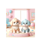 [Happy Birthday 専用]ピンク系（個別スタンプ：8）