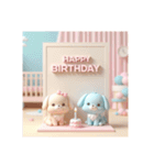 [Happy Birthday 専用]ピンク系（個別スタンプ：9）