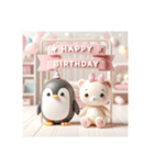 [Happy Birthday 専用]ピンク系（個別スタンプ：14）