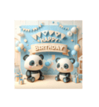 [Happy Birthday 専用]ブルー系（個別スタンプ：5）