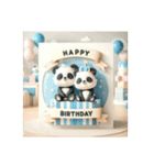 [Happy Birthday 専用]ブルー系（個別スタンプ：9）