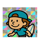 にじ波サーファーのスタンプ集@SFW（個別スタンプ：3）