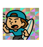 にじ波サーファーのスタンプ集@SFW（個別スタンプ：8）