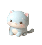 [アレンジ用]3Dクレイ動物ベビー4（個別スタンプ：3）