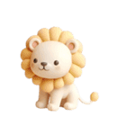 [アレンジ用]3Dクレイ動物ベビー4（個別スタンプ：5）