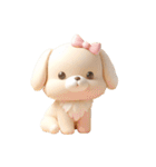 [アレンジ用]3Dクレイ動物ベビー4（個別スタンプ：8）