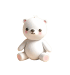 [アレンジ用]3Dクレイ動物ベビー4（個別スタンプ：9）