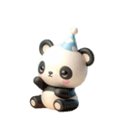 [アレンジ用]3Dクレイ動物ベビー4（個別スタンプ：13）