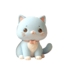 [アレンジ用]3Dクレイ動物ベビー3（個別スタンプ：2）
