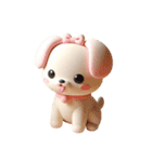 [アレンジ用]3Dクレイ動物ベビー3（個別スタンプ：5）