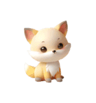 [アレンジ用]3Dクレイ動物ベビー3（個別スタンプ：6）