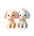 [アレンジ用]3Dクレイ動物ベビー3（個別スタンプ：15）