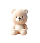 [アレンジ用]3Dクレイ動物ベビー3（個別スタンプ：16）
