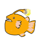 子供が描くかわいい癒やし動物と魚スタンプ（個別スタンプ：5）