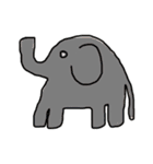 子供が描くかわいい癒やし動物と魚スタンプ（個別スタンプ：10）