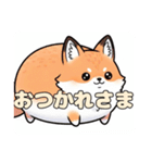 オレンジ風船きつねちゃんスタンプ（個別スタンプ：33）