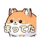 オレンジ風船きつねちゃんスタンプ（個別スタンプ：37）