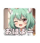 ショートカットとサッカープレミアムみなみ（個別スタンプ：9）