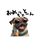 ロックで時々オネェなパグ（個別スタンプ：10）