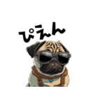 ロックで時々オネェなパグ（個別スタンプ：32）