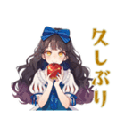 雪白姫の待ち合わせ連絡スタンプ（個別スタンプ：34）