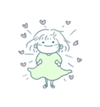 可愛いボブ少女（個別スタンプ：3）