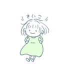 可愛いボブ少女（個別スタンプ：12）