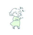可愛いボブ少女（個別スタンプ：16）