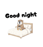 カワウソ好きのペンギンENGLISH（個別スタンプ：1）