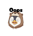 カワウソ好きのペンギンENGLISH（個別スタンプ：3）