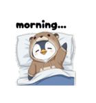 カワウソ好きのペンギンENGLISH（個別スタンプ：6）