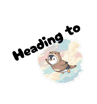 カワウソ好きのペンギンENGLISH（個別スタンプ：10）