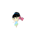 ミニキャラ物語（個別スタンプ：4）
