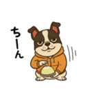 日常会話で大活躍！かわいいパーカー犬4（個別スタンプ：14）