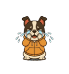 日常会話で大活躍！かわいいパーカー犬4（個別スタンプ：22）