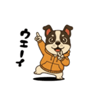 日常会話で大活躍！かわいいパーカー犬4（個別スタンプ：31）