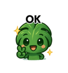 優しいモンステラスタンプ（個別スタンプ：27）
