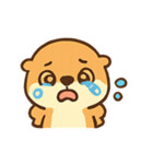 ぽちゃラッコ さざなみポケットパレード（個別スタンプ：4）