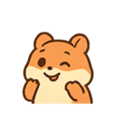 ハムスター Mouzi ポケットドラマ（個別スタンプ：1）