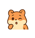 ハムスター Mouzi ポケットドラマ（個別スタンプ：3）