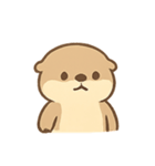 かわいいカワウソの毎日きもち（個別スタンプ：4）
