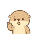かわいいカワウソの毎日きもち（個別スタンプ：6）