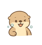 かわいいカワウソの毎日きもち（個別スタンプ：7）